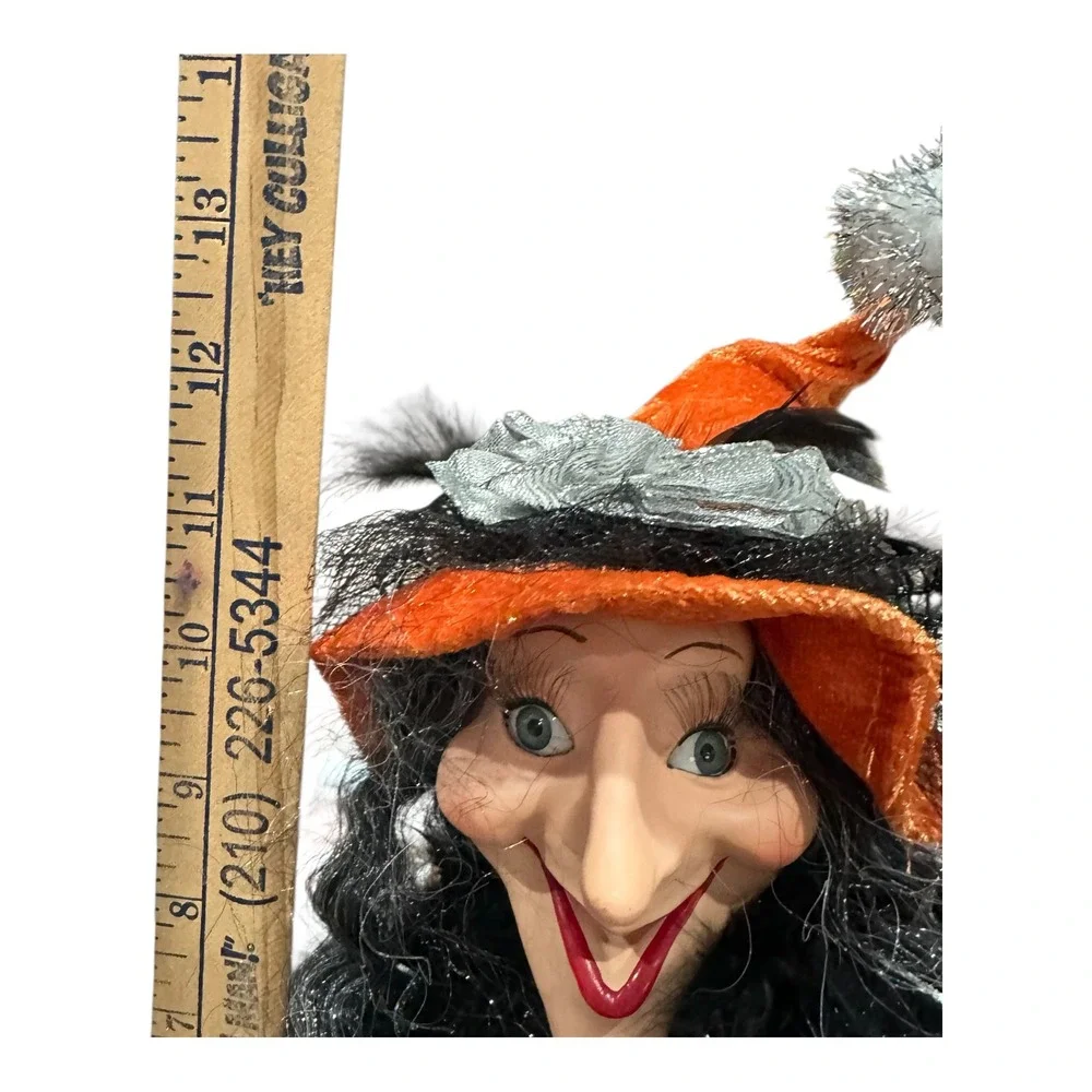 Vintage Halloween Witch Shelf Sitter 24
